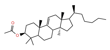 31-Nor-9(11)-lanostenol acetate